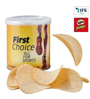Patatine fritte con logo 